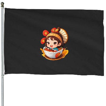 Discover Just A Girl Who Loves Anime Sticker1: Disney Mulan Anime Mushu, Mulan and Mushu House Flags