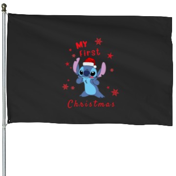 Discover My Favorite People Stitch Christmas Stitch Experiment 626 Idol Gift Fot You  , Stitch Eras Tour , Stitch Shirt, Disney Land Lilo and Stitch House Flags