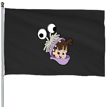 Discover Disney and Pixars Monsters Inc. Boo Big Face Costume House Flags