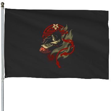 Discover Disney Mulan Fighting Spirit Graphic House Flags