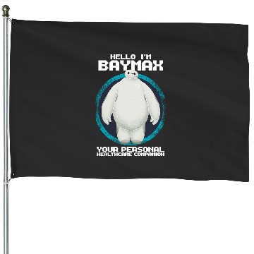 Discover Disney Big Hero 6 Hello Im Baymax Graphic House Flags
