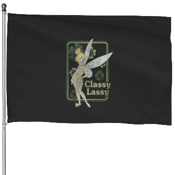 Discover Disney Peter Pan Tinker Bell St. Patricks Day Classy Lassy Tank Top House Flags