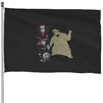 Discover disney nightmare bee christmas oogie boogie House Flags