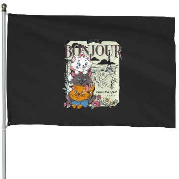 Discover Disney The Aristocats Bonjour House Flags