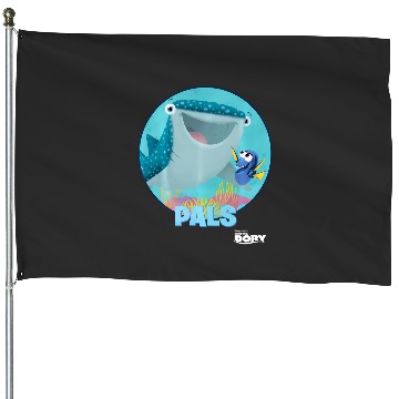 Discover Disney Pixar Finding Dory Destiny Biggest Fish Pals Logo House Flags