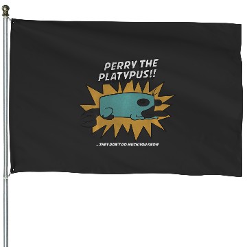 Discover Disney Phineas And Ferb Perry The Platypus House Flags