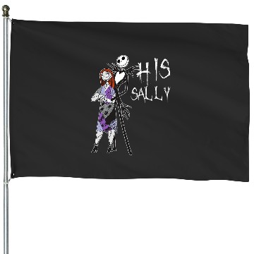 Discover Disney The Nightmare Before Christmas His Sally House Flags