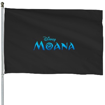 Discover Disney Moana Logo House Flags