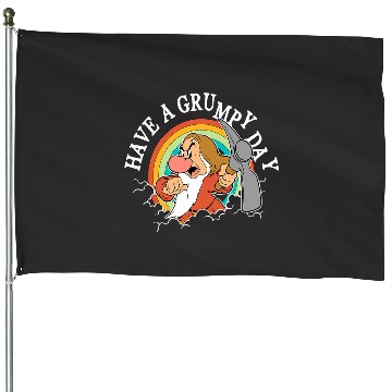 Discover Disney Snow White Grumpy Have A Grumpy Day House Flags