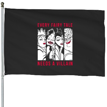 Discover Disney - Every Fairy Tale Needs A Villain House Flags