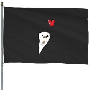 Discover Spooky Disneyween House Flags