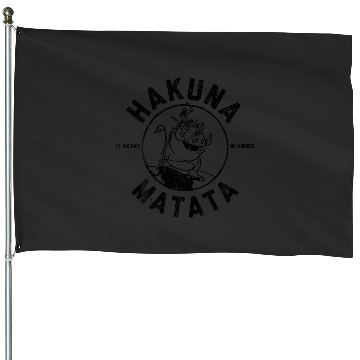 Discover Disney Lion King Timon Pumbaa Hakuna Mata House Flags