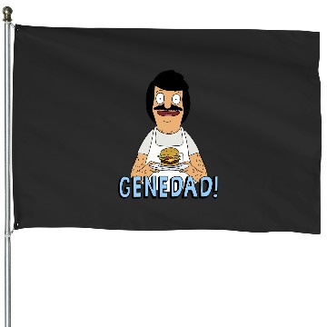 Discover Bobs Burgers Gene Dad Portrait House Flags