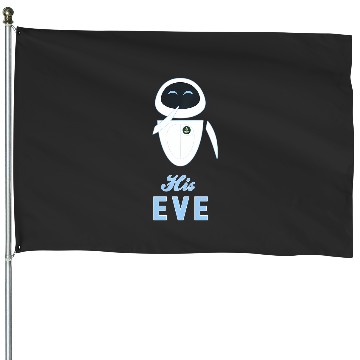 Discover Disney Pixar Wall-E His Eve Couples House Flags