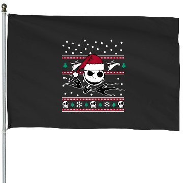 Discover Disney Nightmare Before Christmas Jack Bw House Flags