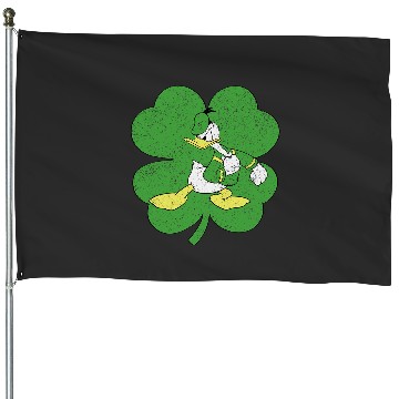 Discover Disney Donald Duck Retro Shamrock St. Patrick's Day House Flags