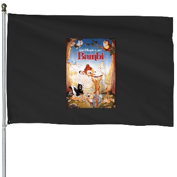 Discover Disney Bambi Friendships Poster House Flags
