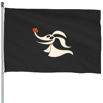 Discover Disney Halloween Nightmare Before Christmas Zero House Flags