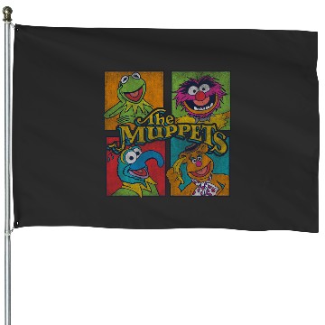 Discover Disney Muppets Group Shot Box Up House Flags