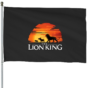 Discover Disney Lion King Sunset House Flags