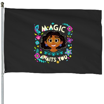 Discover Disney Encanto Mirabel Magic Awaits You House Flags