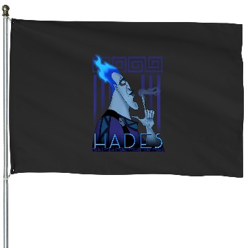 Discover Disney Hercules Hades Geometric Portrait Graphic Hoodie House Flags
