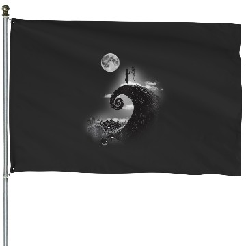 Discover Disney Nightmare Before Christmas Jack And Sally House Flags