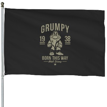 Discover Disney Snow White Grumpy Born This Way 1938 House Flags