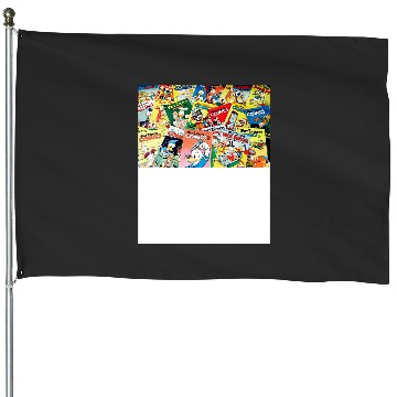 Discover Disney Comics TShirt House Flags