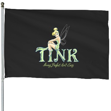 Discover Disney Peter Pan Tinker Bell Being Perfect Isnt Easy House Flags