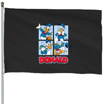 Discover Disney - Donald Duck Grid House Flags