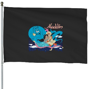 Discover Disney Aladdin Classic Poster House Flags