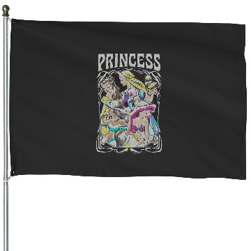 Discover Disney Princess Group Retro Portrait House Flags