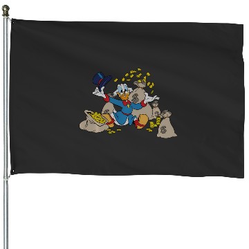 Discover Disney Ducktales Scrooge Mcduck Coins House Flags
