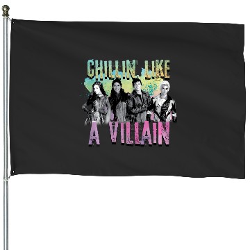Discover Disney Descendants Chillin Like A Villain House Flags