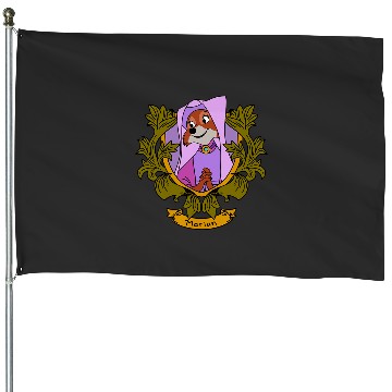 Discover Disney Robin Hood Marian  Floral Portrait House Flags