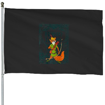 Discover Disney Robin Hood Retro Vintage Distressed Premium House Flags