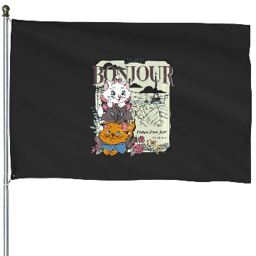 Discover Disney The Aristocats Bonjour House Flags