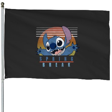 Discover Disney Lilo And Stitch Spring Break Hawaii House Flags