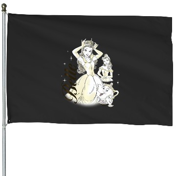 Discover Disney Princess - Belle Collage House Flags