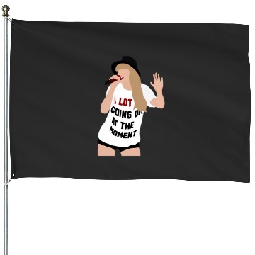 Discover Red Eras Tour House Flags