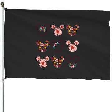 Discover Disney Mickey Mouse Flowers and Daisy Print House Flags
