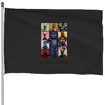Discover Five Nights At Freddys Eras Tour Essential House Flags