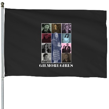 Discover Gilmore Girls Eras Tour Poster (White Print) House Flags