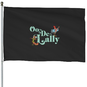 Discover Disney Robin Hood Oo-De-Lally Iconic Quote Chest Text Logo House Flags