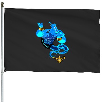 Discover Disney Aladdin Genie Portrait Agrabah Fill Tank Top House Flags