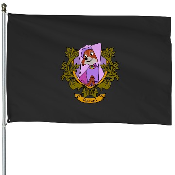 Discover Disney Robin Hood Marian  Floral Portrait House Flags