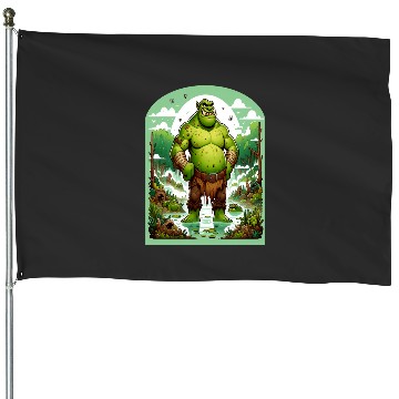 Discover Swamp Ogre's Delight  : Shrek Same Swamp Forever , Shrek Shirt, Disney Fiona Princess , Shrek,Shrek House Flags