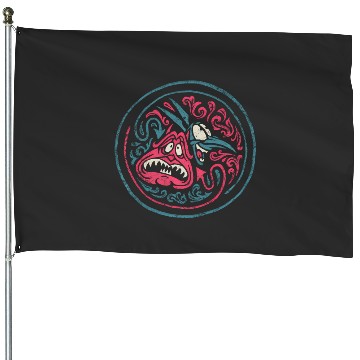 Discover Disney Villains Hercules Pain And Panic House Flags
