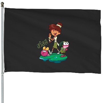 Discover disney channel amphibia exclusive House Flags